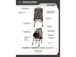 Higdon Outdoors 31518 Invisi-Chair Optifade Marsh Camo