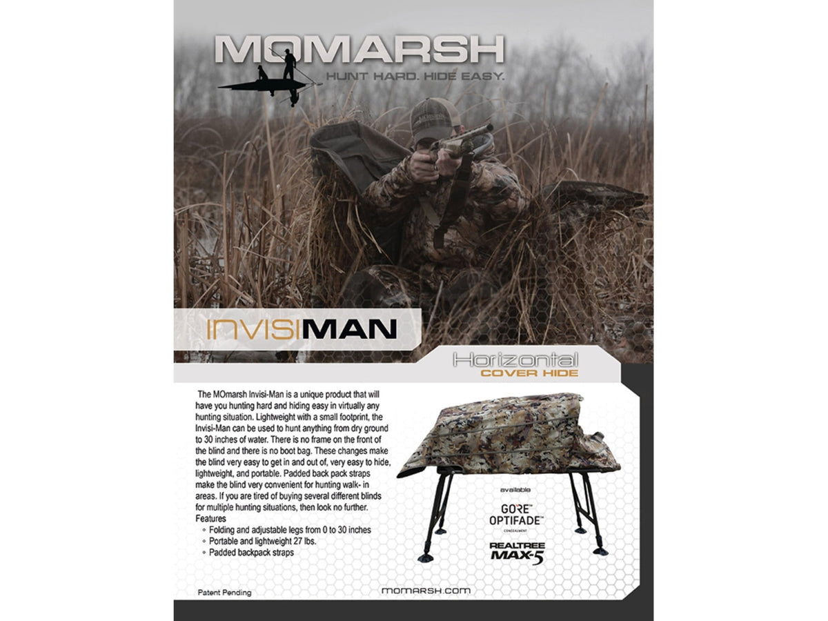 Higdon Outdoors 31528 MOmarsh Invisi-man Blind Optifade Marsh
