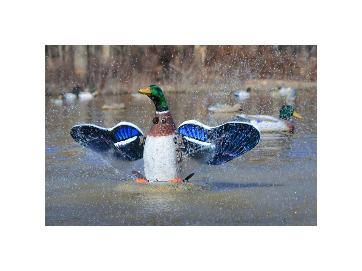 Higdon Outdoors 53077 XS Splashing Flasher Mallard Drake Multi Color Rechargeable