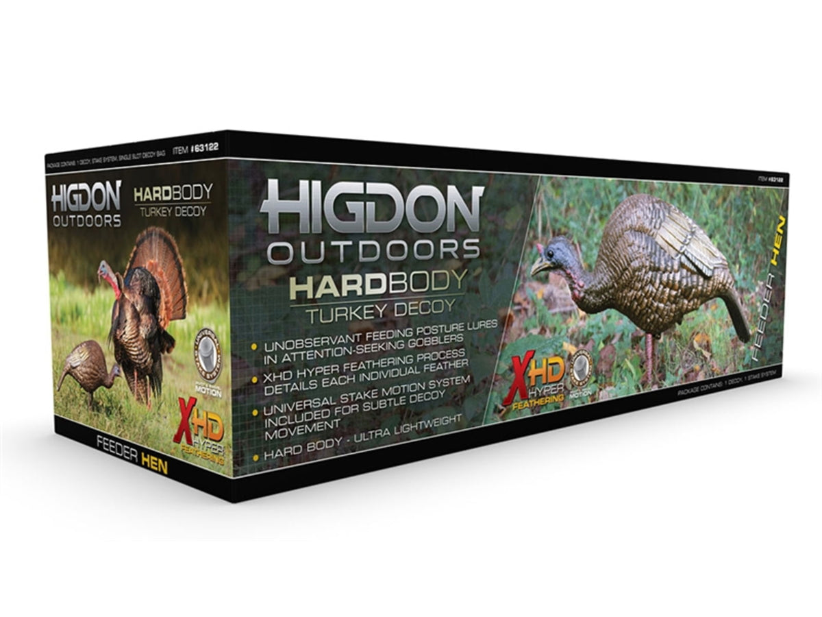 Higdon Outdoors Hard Body Feeder Hen Turkey Decoy 63122