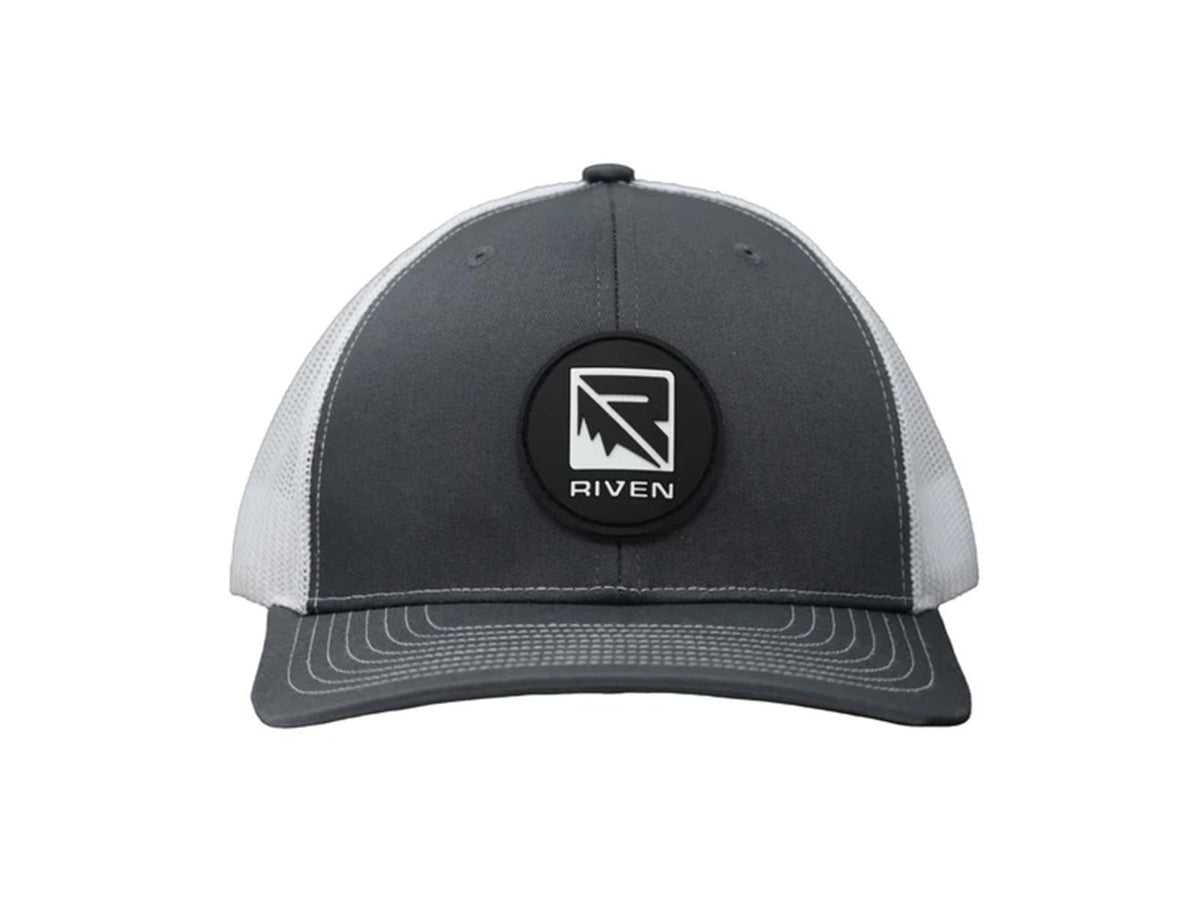 Higdon Outdoors Riven Logo Patch Hat Grey/White 65011