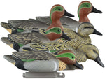 Higdon Outdoors Standard Green Wing Teal Pack Multi Color Foam Filled 6 Pack 19943