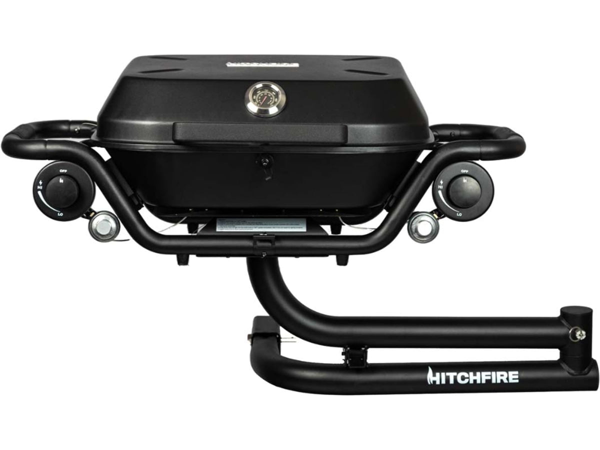 HitchFire F-20 Propane Driver Side Gas Grill Black Large