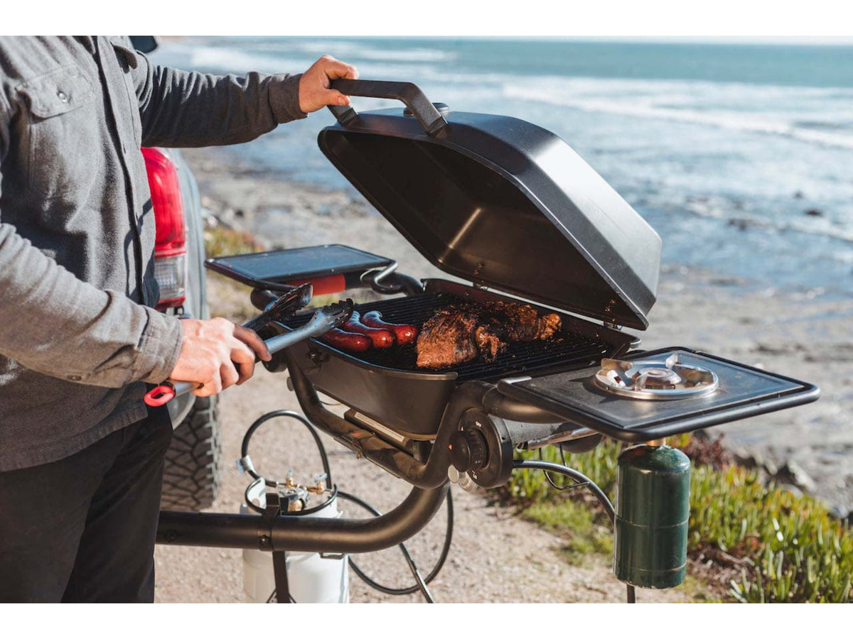 HitchFire F-20 Propane Driver Side Gas Grill Black Large