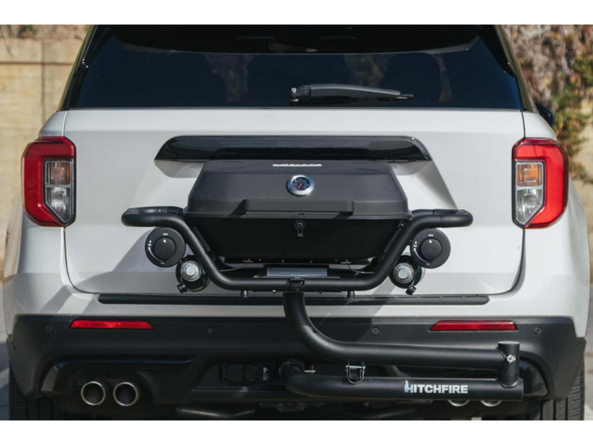 HitchFire F-20 Propane Driver Side Gas Grill Black Large