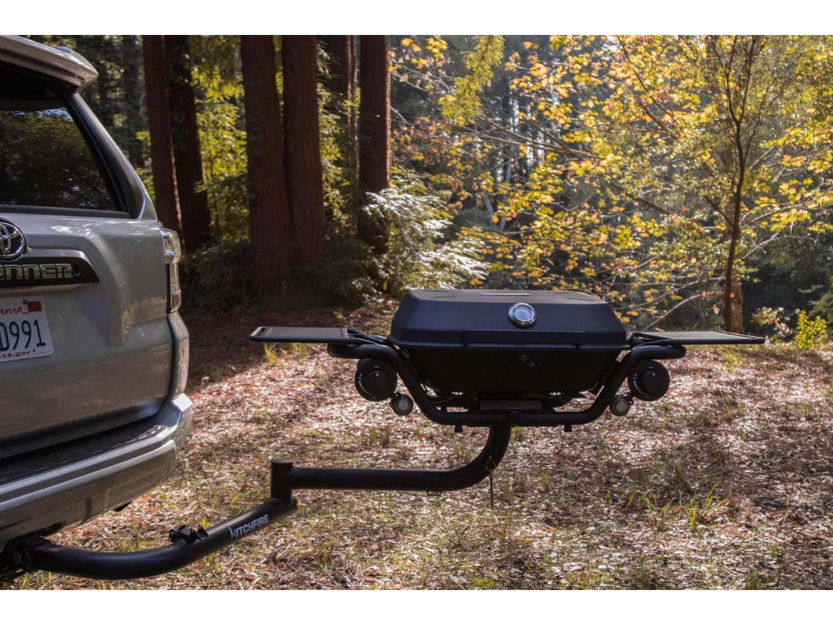 HitchFire F-20 Propane Driver Side Gas Grill Black Large