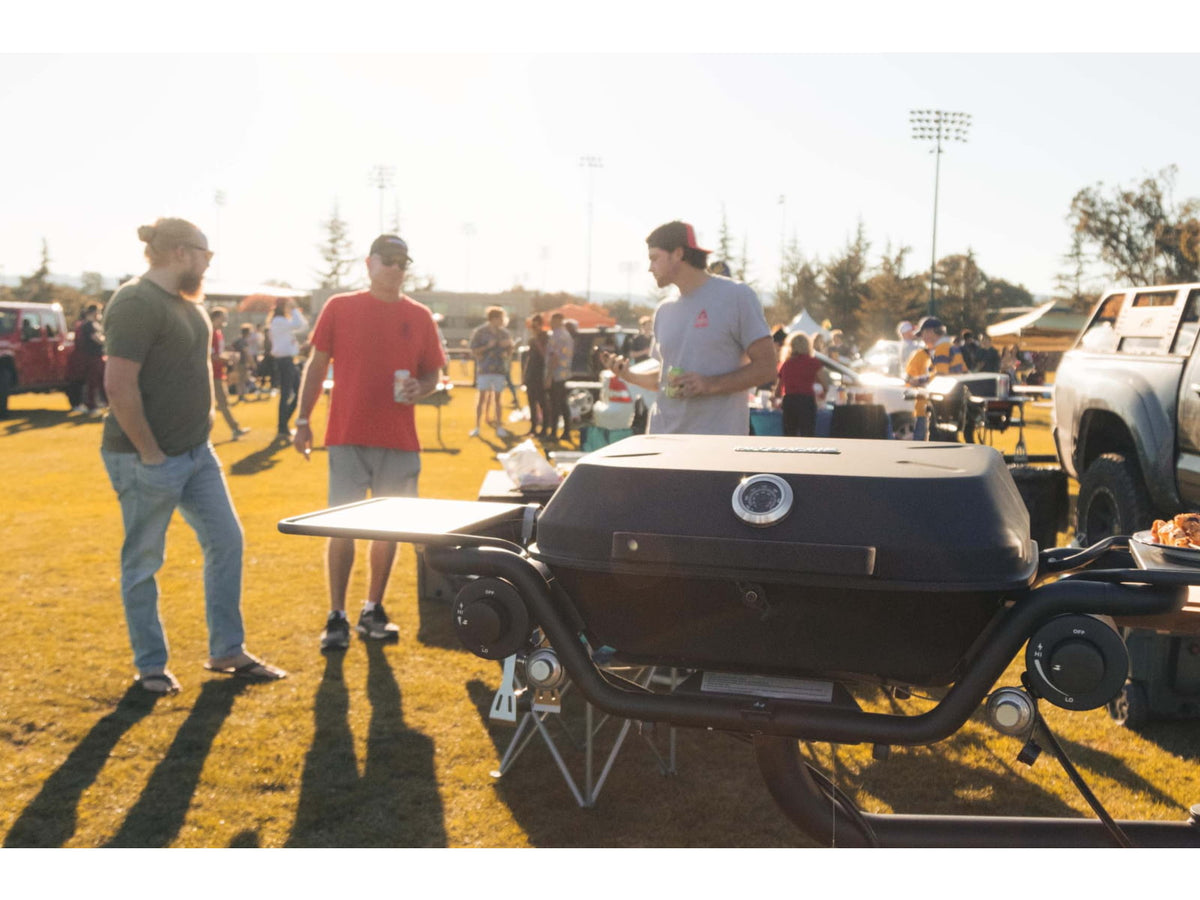 HitchFire F-20 Propane Driver Side Gas Grill Black Large