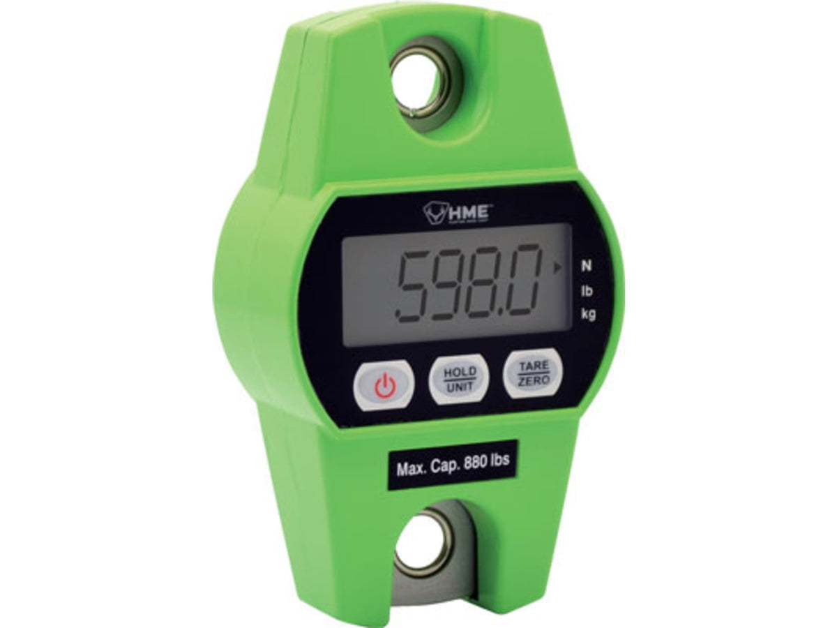 HME Products 880 lb Digital Hanging Scale Powered by 3 AA Batteries HME-SCALE
