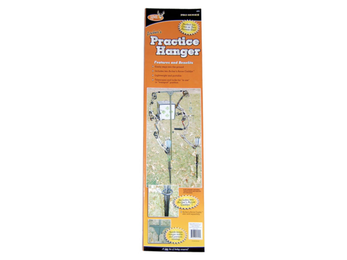 Hme Products Hme Archers Practice Bow Hanger W/2 Arrow Caddys