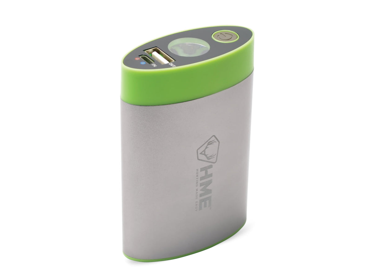 HME Products Rechargeable Hand Warmer Portable Power Device w/White LED Flashlight Li-Ion Battery HME-HW