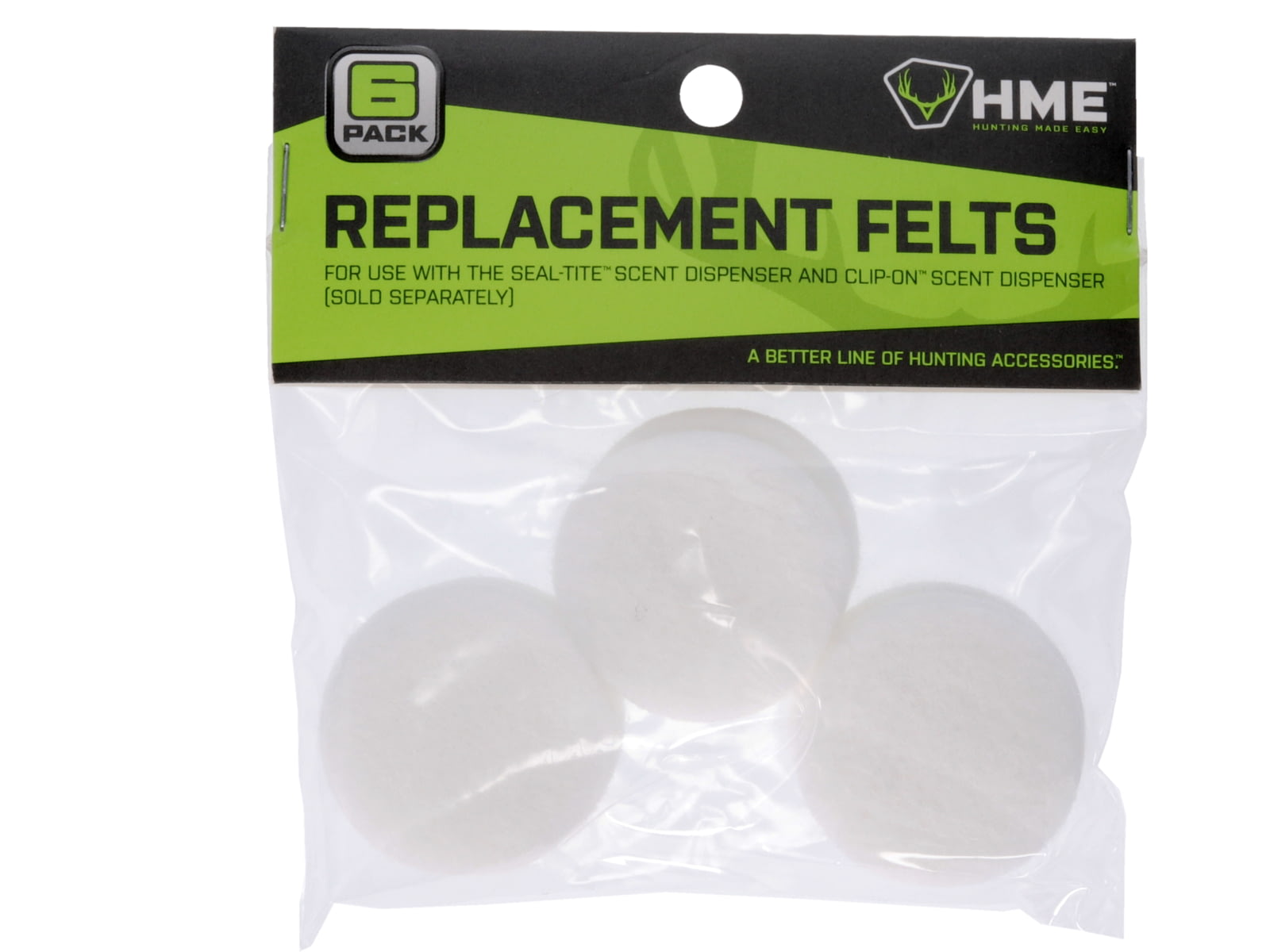 HME Products Replacement Felts Pack of 6 HME-RF