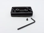 Hog Saddle 236 Arca Dual Bolt QD Plate Black 236 Arca QD
