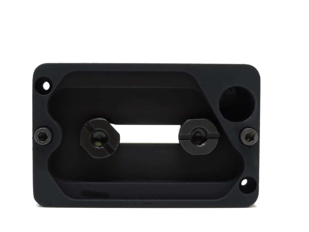 Hog Saddle 236 Arca Dual Bolt QD Plate Black 236 Arca QD