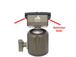 Hog Saddle JC-Arca Dual Bolt QD Plate Green JC-Arca QD