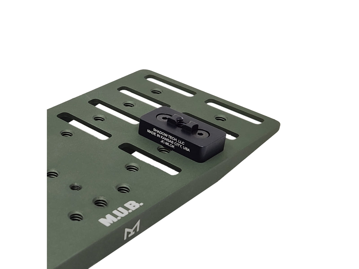 Hog Saddle M-LOK Plate For J-Clamp Black anodized JC-MLOK