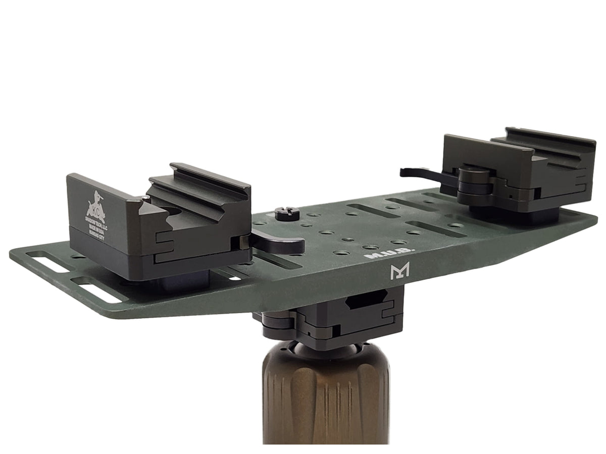 Hog Saddle M-LOK Plate For J-Clamp Black anodized JC-MLOK