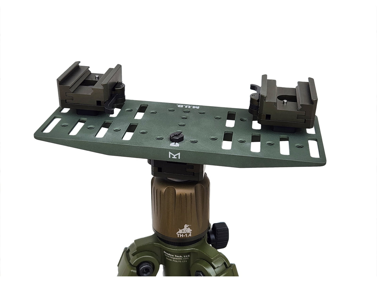 Hog Saddle M-LOK Plate For J-Clamp Black anodized JC-MLOK