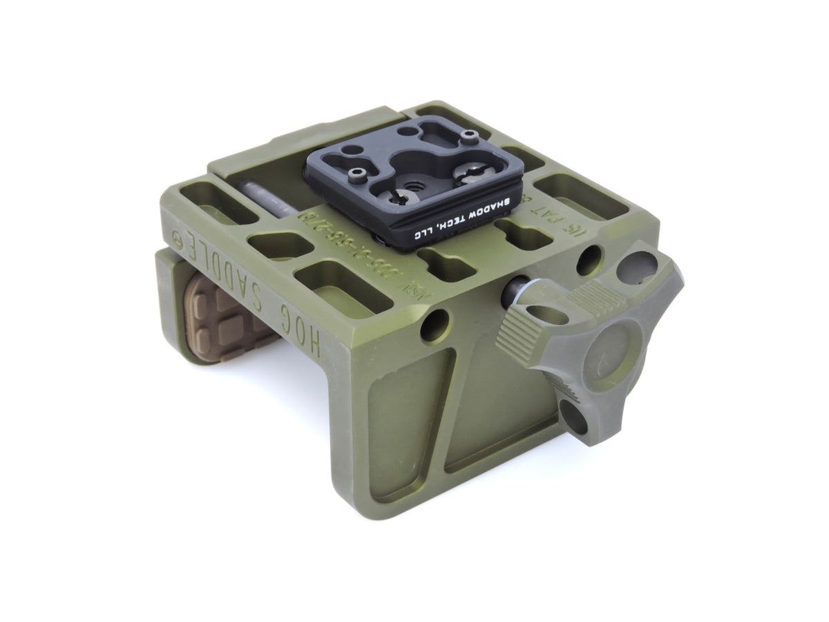Hog Saddle Multiuse Arca RC2 Connector- Dual Bolt Black MARC-QD