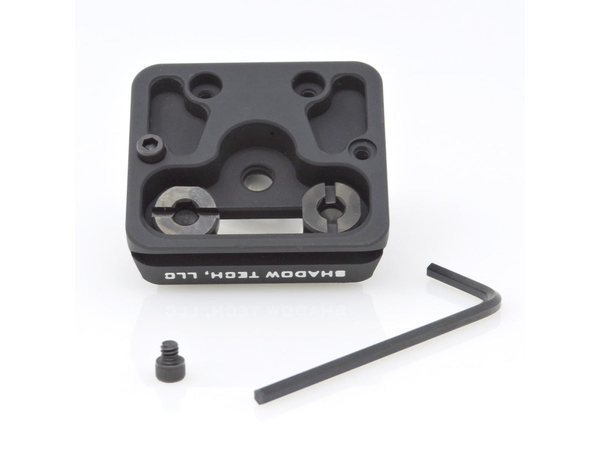 Hog Saddle Multiuse Arca RC2 Connector- Dual Bolt Black MARC-QD