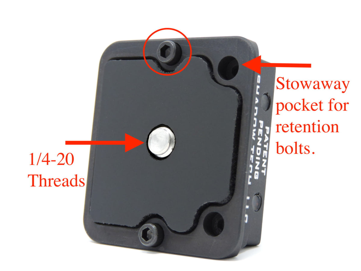 Hog Saddle Multiuse Arca RC2 Connector- Picatinny Black MARC-PIC