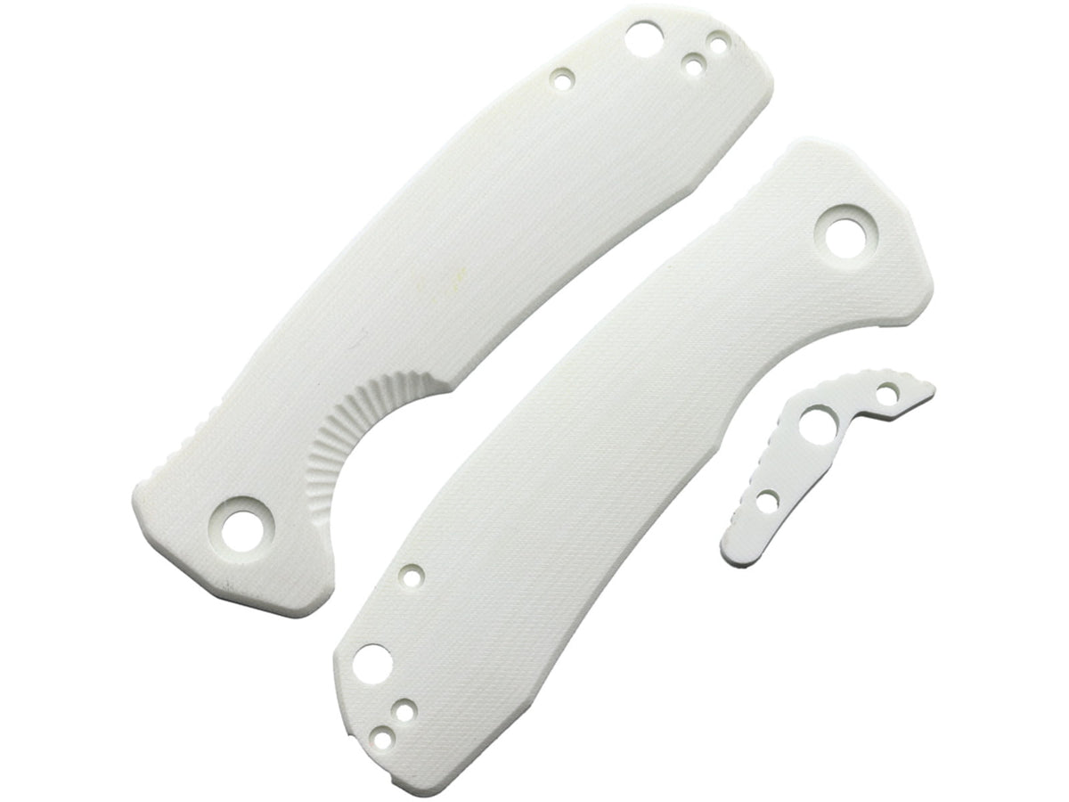 Honey Badger Knives Large Linerlock Handle White