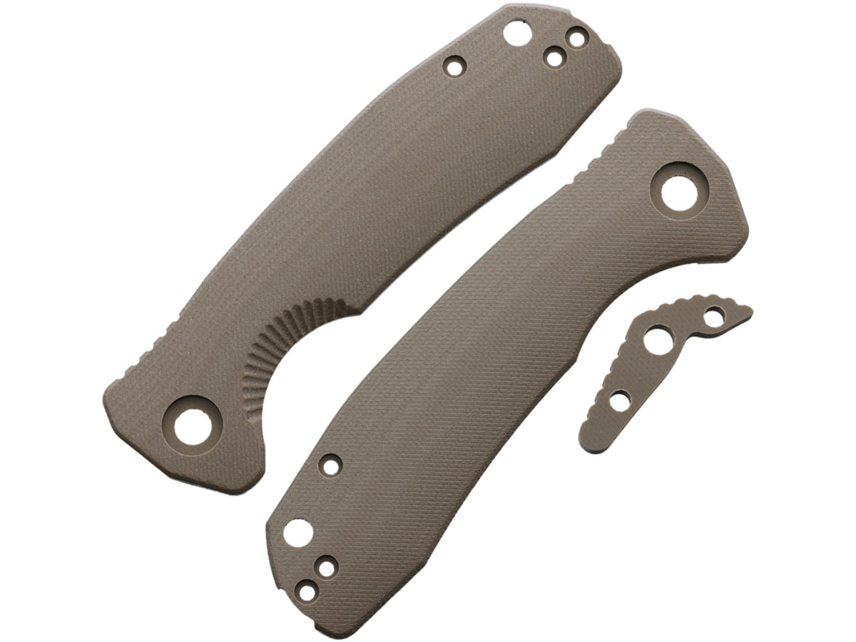 Honey Badger Knives Medium Linerlock Handle Tan