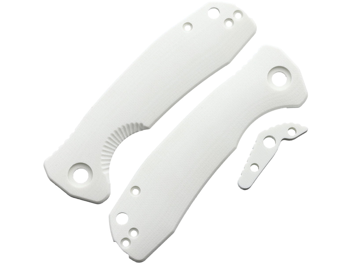 Honey Badger Knives Medium Linerlock Handle Wht