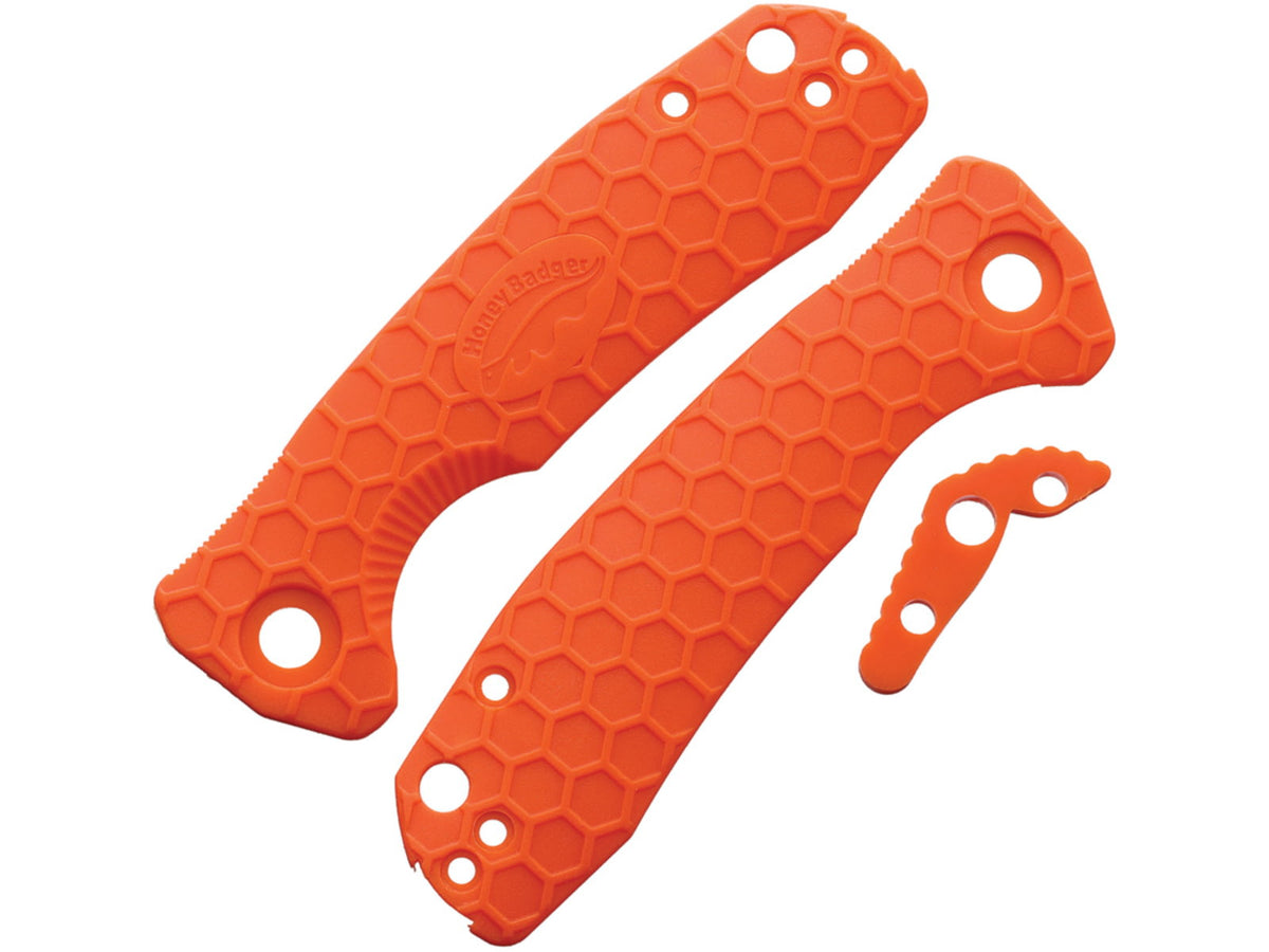Honey Badger Knives Small Linerlock Handle Orange