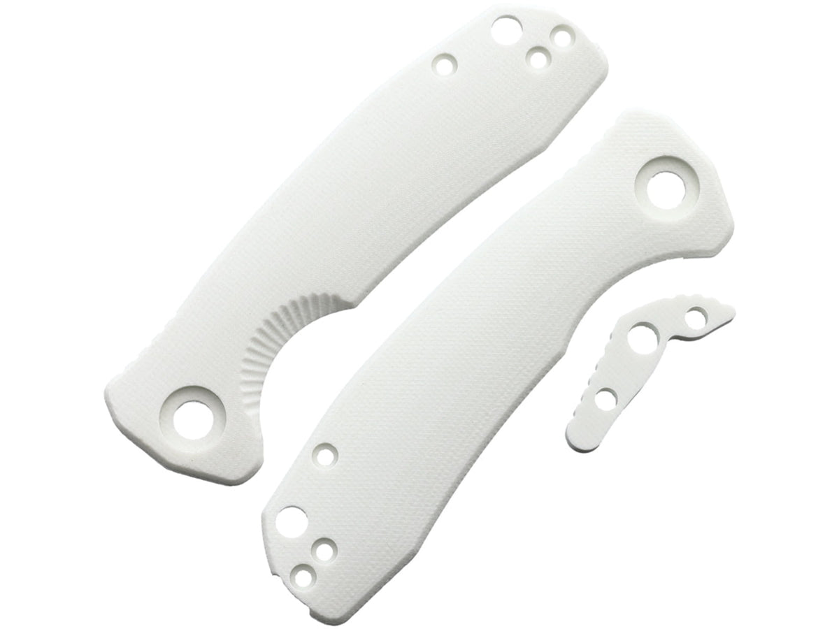 Honey Badger Knives Small Linerlock Handle Wht