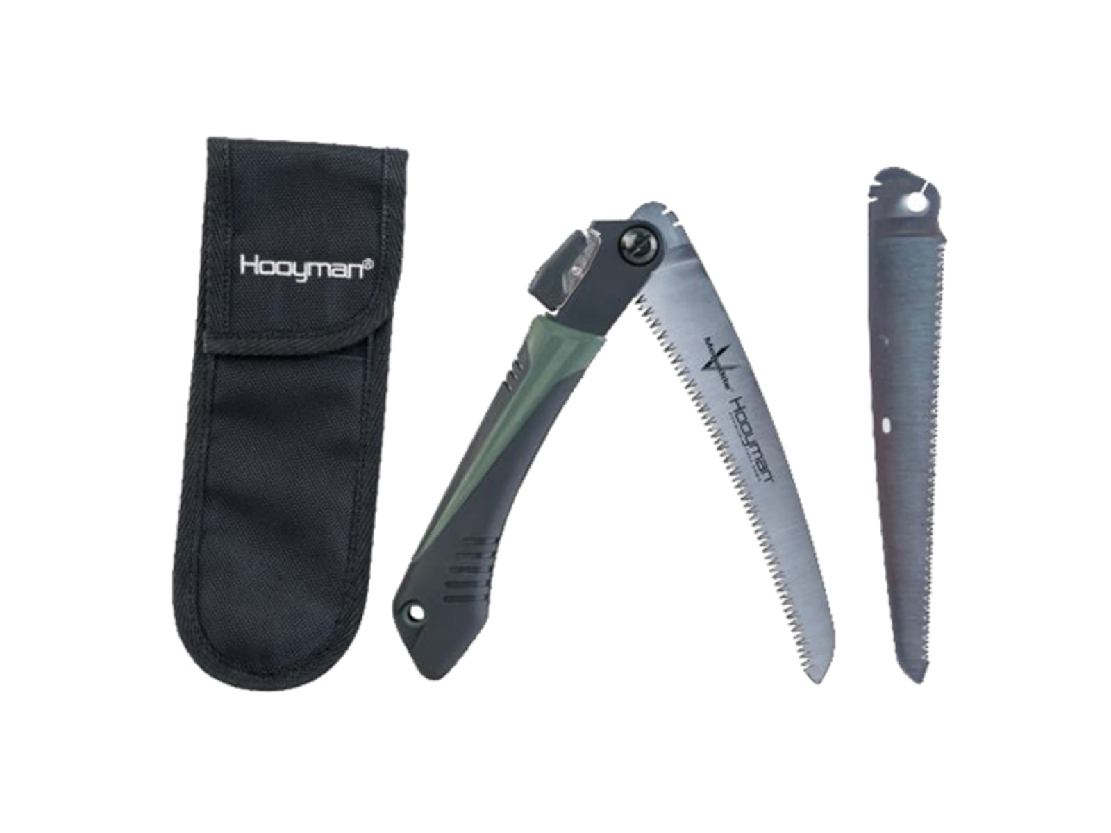 Hooyman Saws Megabite Hunters Combo W/ Bone/Wood Handsaw Black/Green 110143