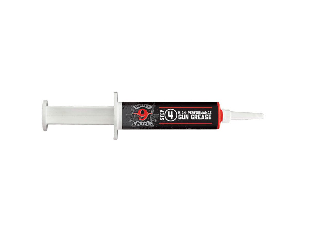 Hoppe's 9 12 CC Black Grease Syringe Black HBGG