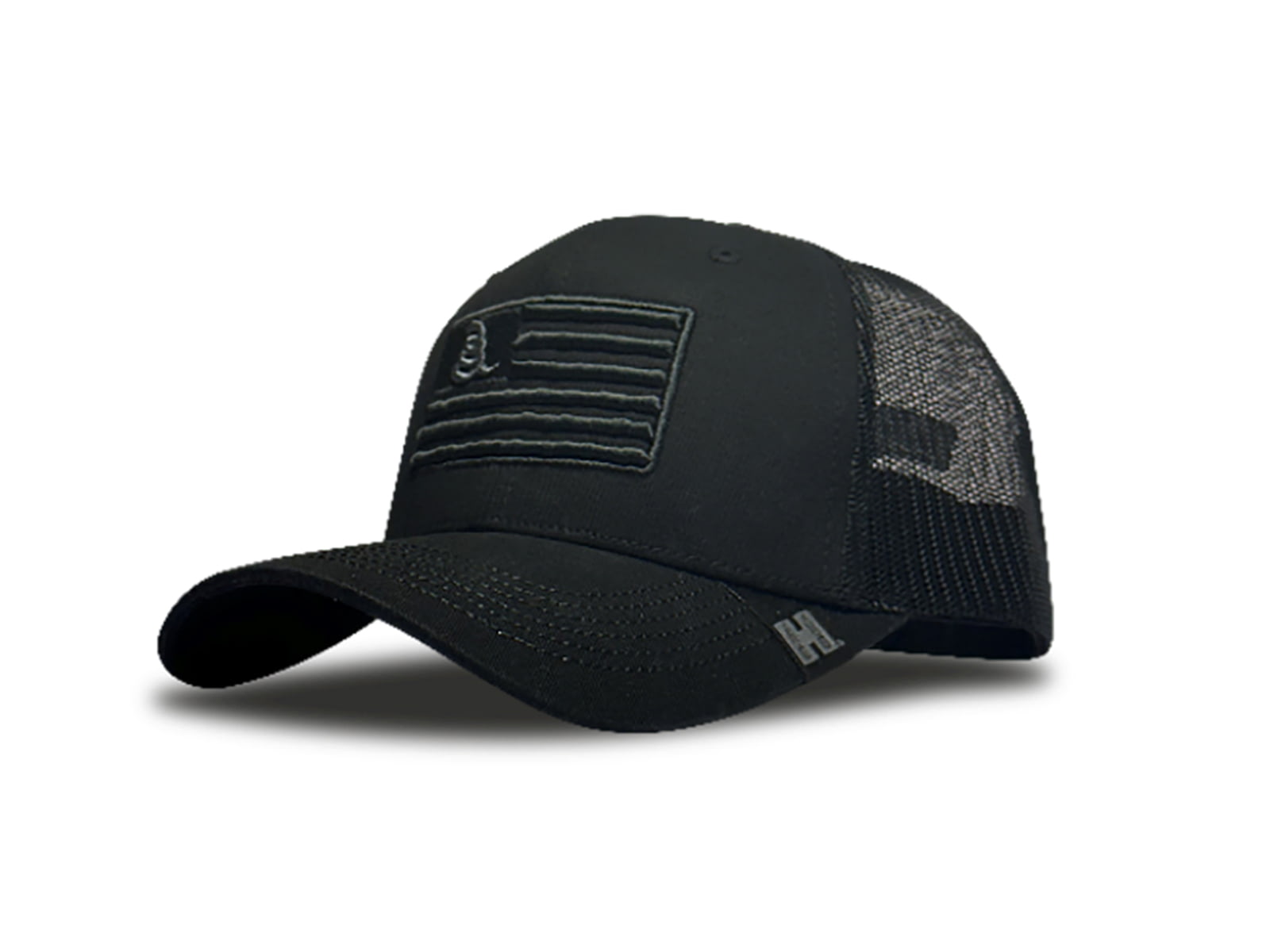 Hornady Gear Trucker - Men's Black Gadsden Flag 33290