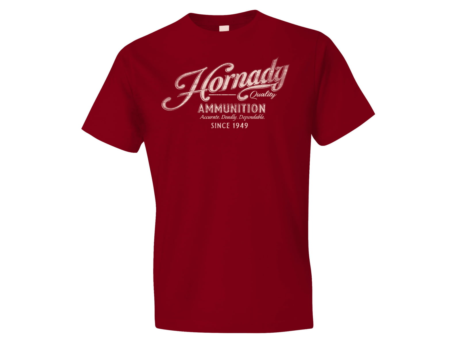 Hornady Gear Vintage Script Red Cotton Semi-Fitted 2XL 31875