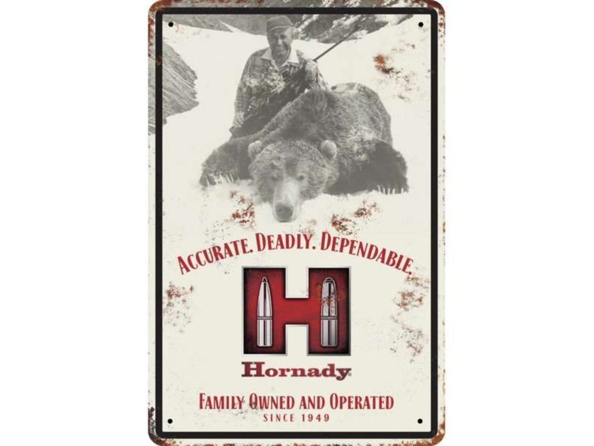 Hornady H Tin Sign 099112