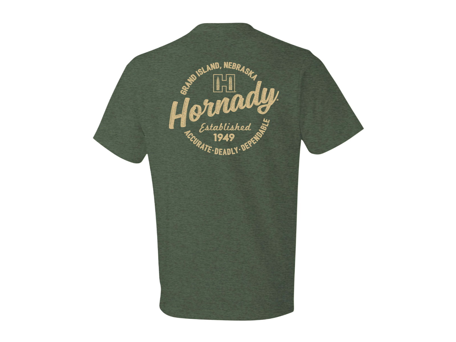 Hornady Logo Stamp T-Shirt - Men's Military Green Extra Large