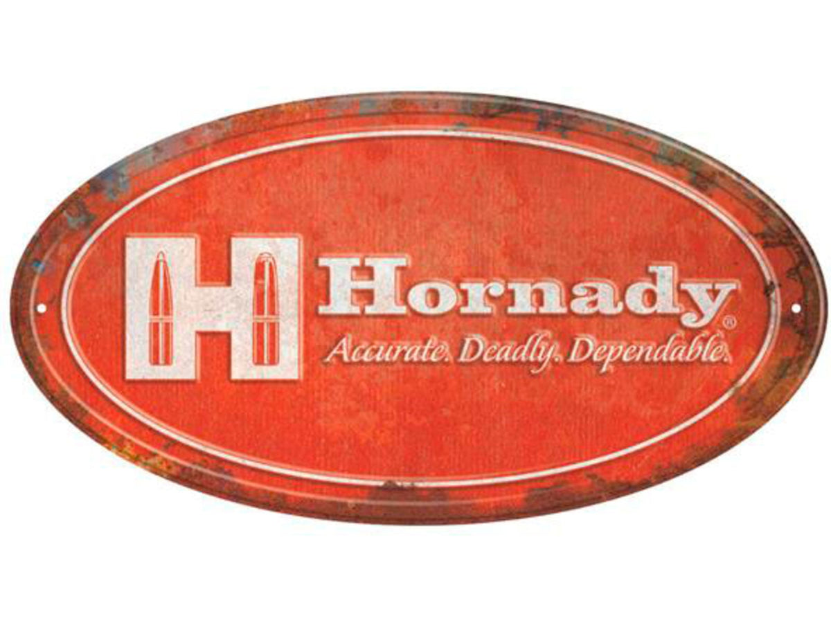 Hornady Rustic Tin Sign Oval 99144