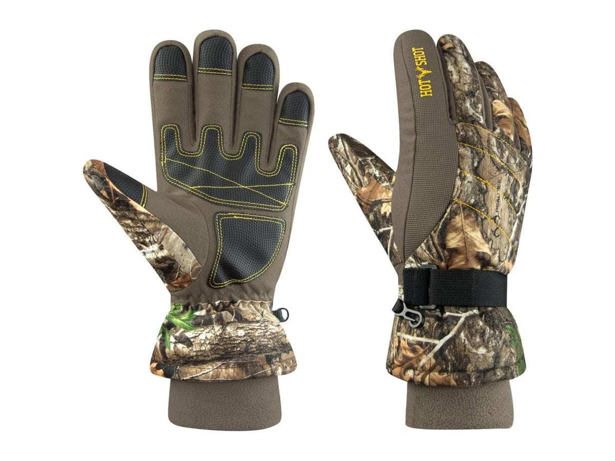 Hot Shot Bison Glove Realtree Edge Large OE-322C-L