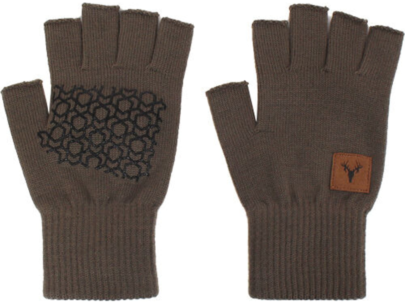 Hot Shot Fingerless Gloves Canteen One Size B01-0C-167