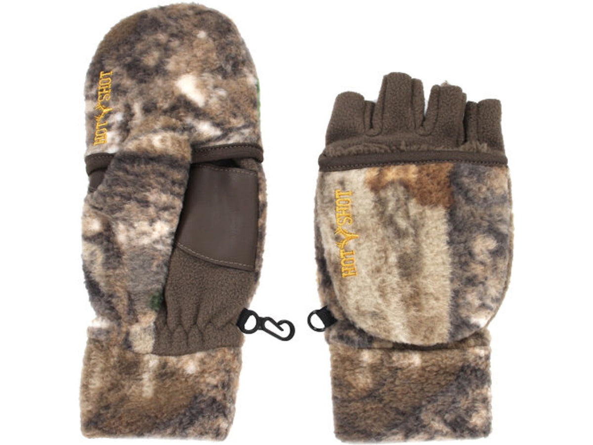 Hot Shot Youth Pop-Top Mittens Realtree Apx Small/Medium B01-0E-255B-SM