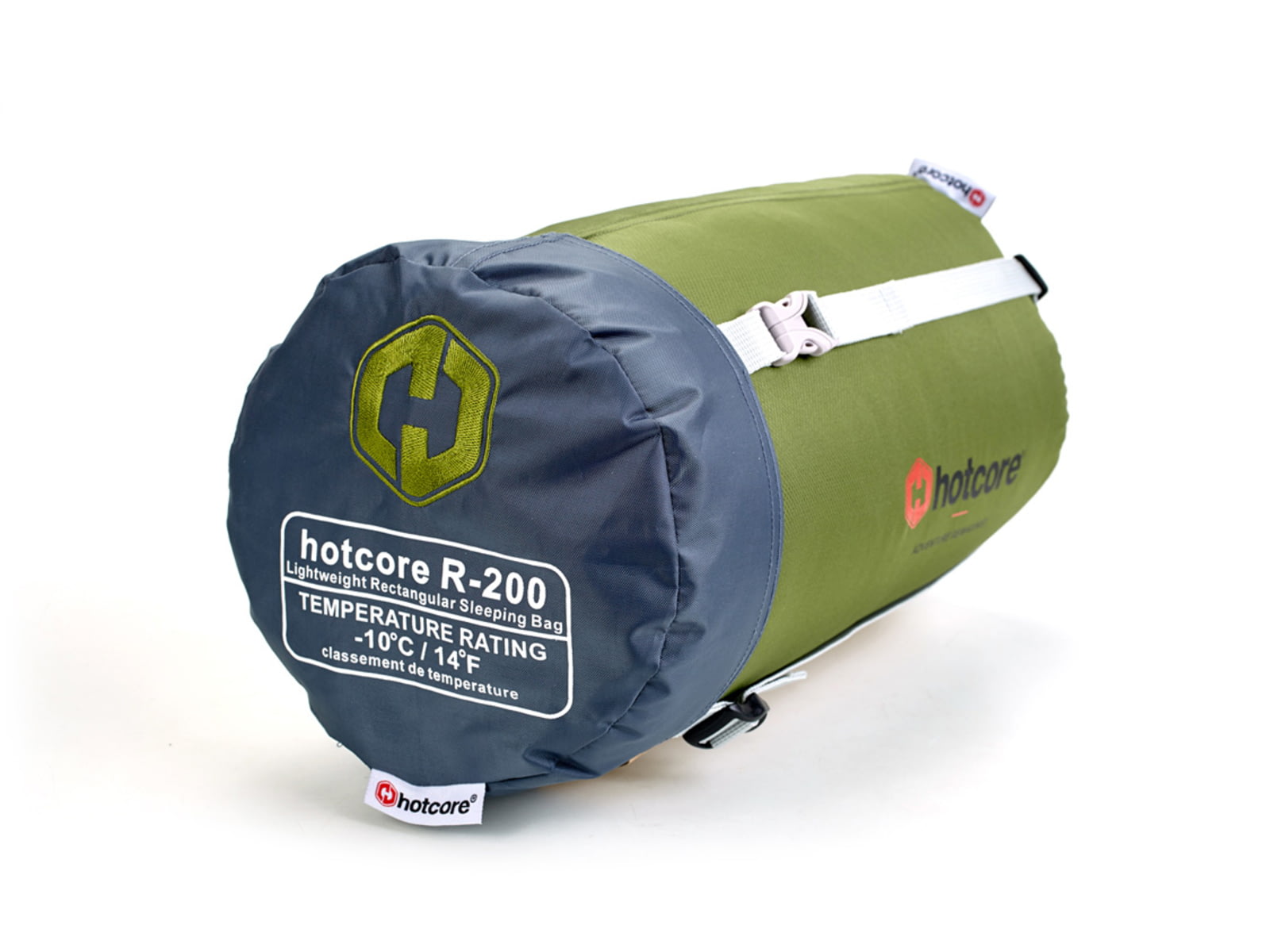 Hotcore R-200 Sleeping Bag Green 90in x 34in