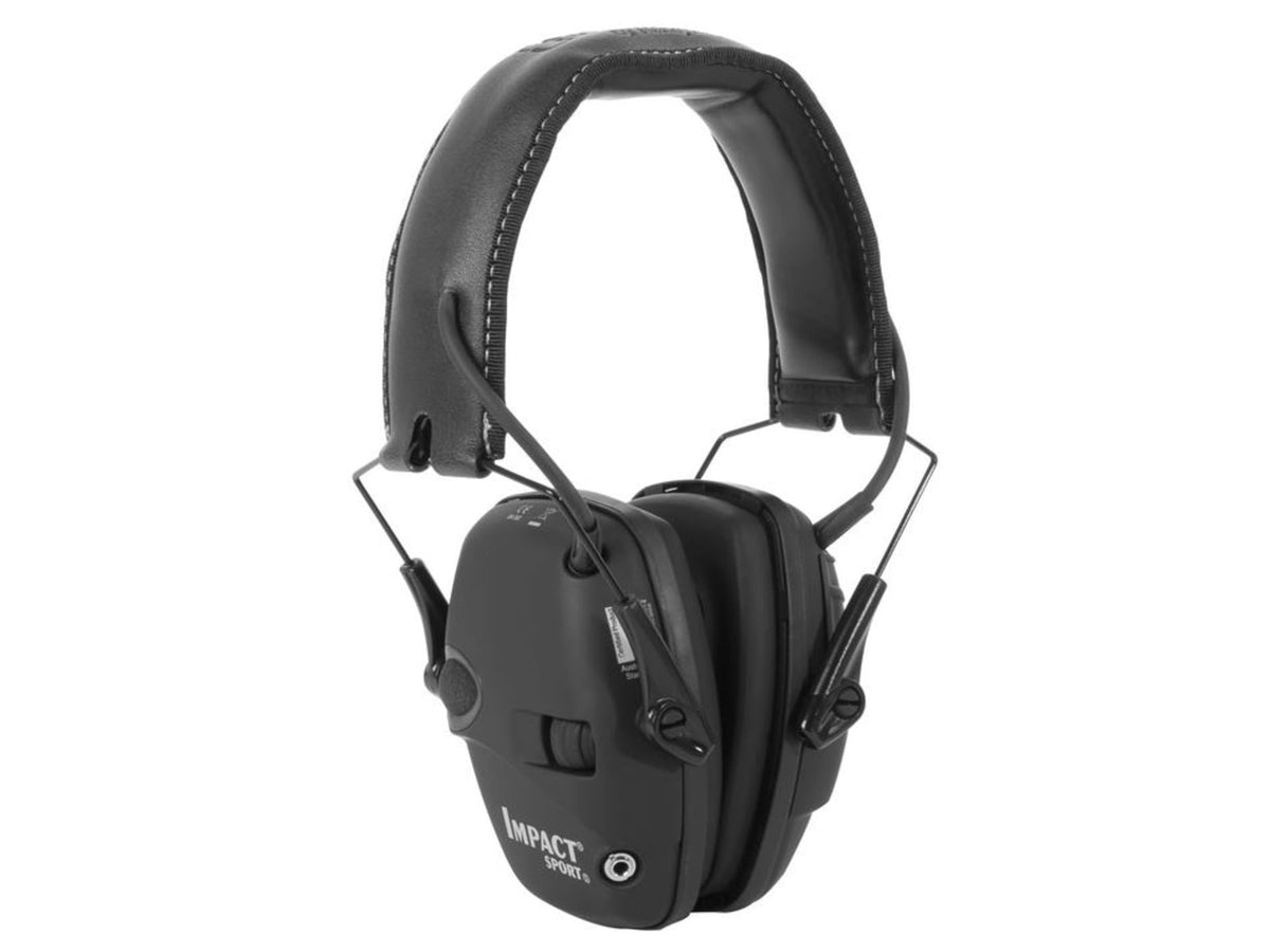 Howard Leight Impact Sport Sound Amplification Electronic Earmuff Black