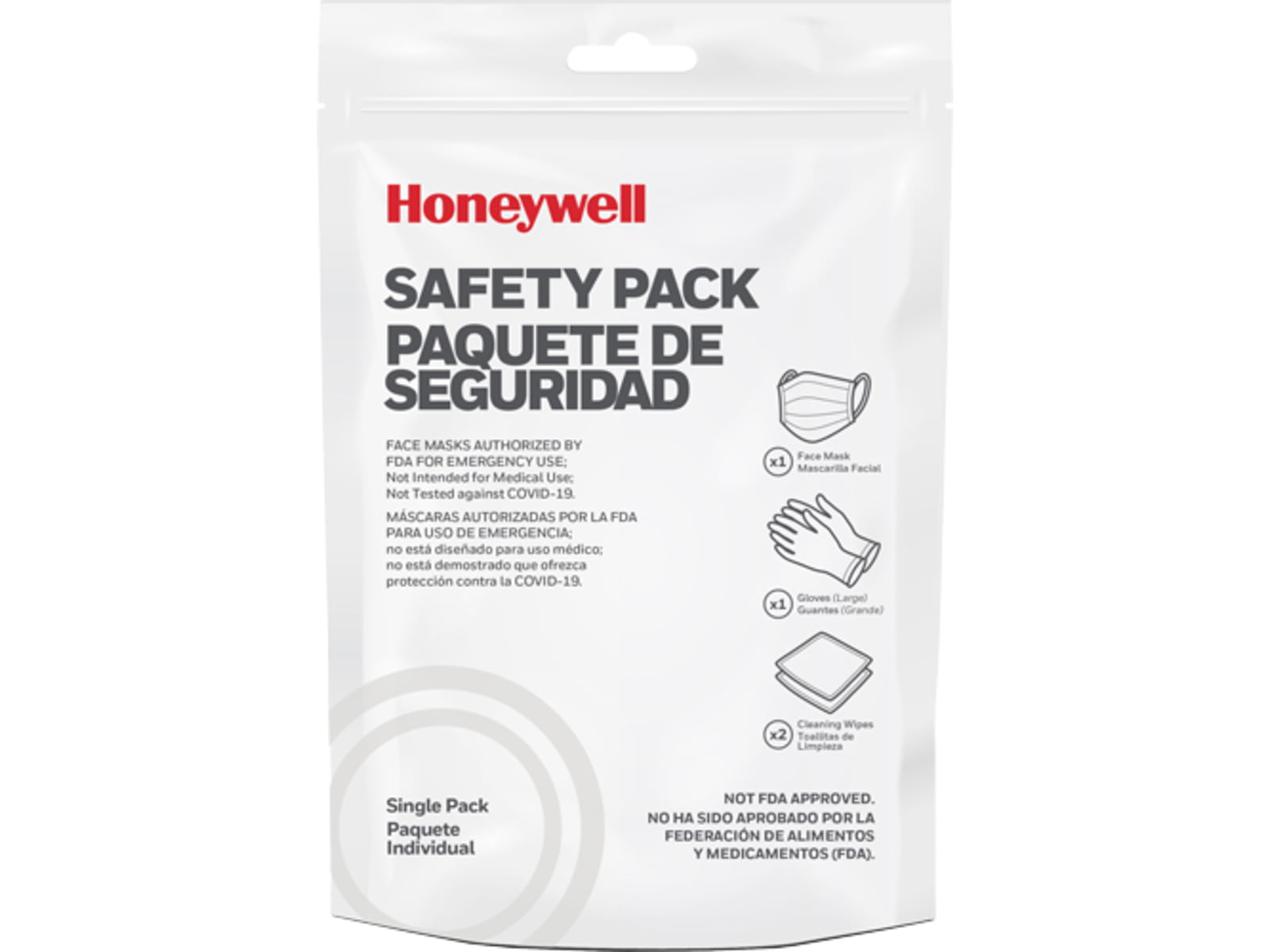Honeywell Single Safety Pack White RWS-50100