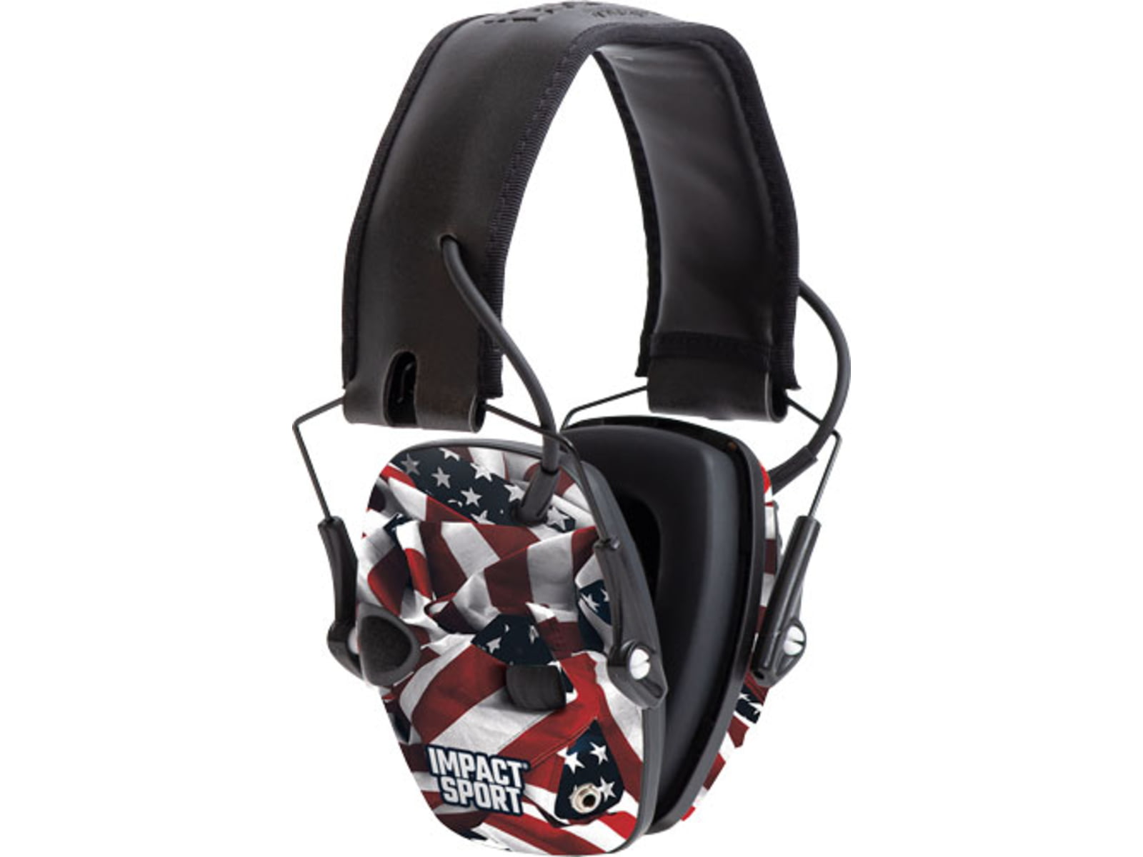 Howard Leight Impact Sport Electronic Earmuff Red/white/blue - R-02530
