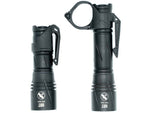 HRT Tactical Gear AWLS Handheld EDC LED Flashlight Li-Ion Battery 1600 Lumens Black HRT-HHAWLS-35-LT