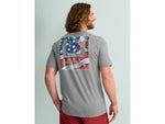 HUK Performance Fishing Americana Sketch Tee - Men's Night Owl 3XL