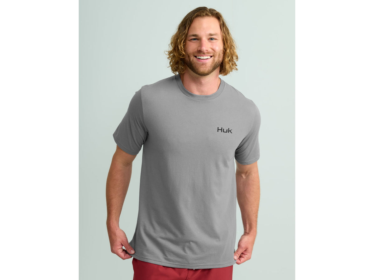 HUK Performance Fishing Americana Sketch Tee - Men's Night Owl 3XL