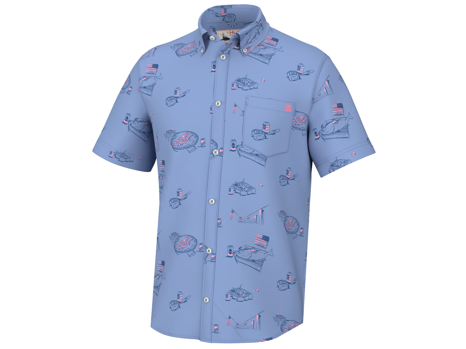 HUK Performance Fishing Americookin Kona - Men's Quiet Harbor S