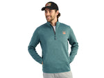 HUK Performance Fishing Cold Front 1/4 Zip Pullover - Men's Nvl Aca Hthr Large