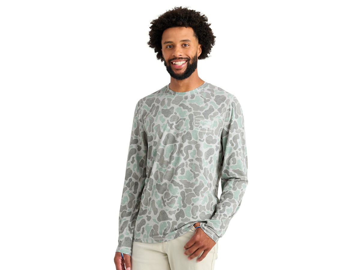 HUK Performance Fishing Drift Graphic Kc Print Shirt -Men's