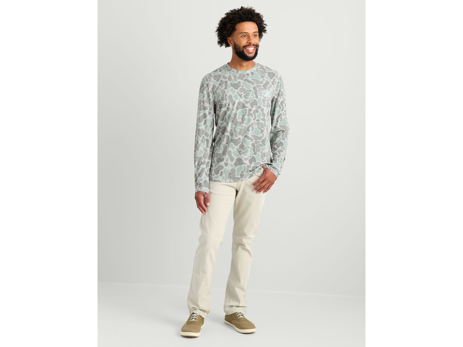 HUK Performance Fishing Drift Graphic Kc Print Shirt -Men's